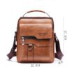 Classic business backpack made of PU leather