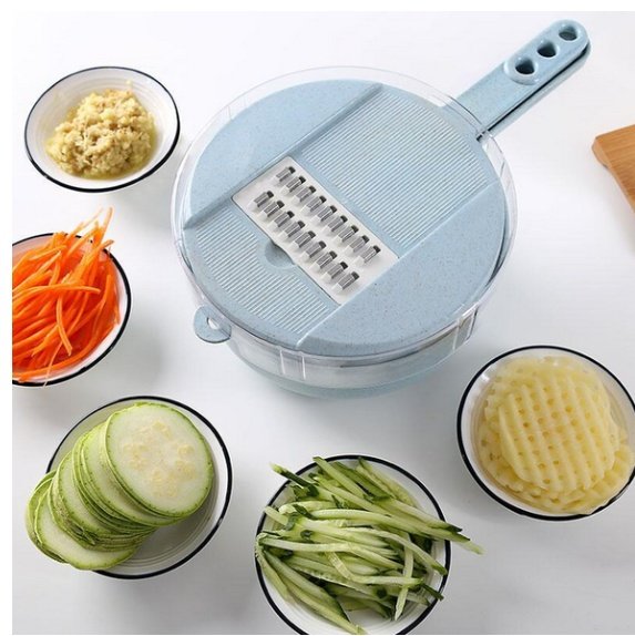 Vegetable Slicer and Onion Grater with Strainer
