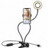 Adjustable LED Ring Light for Live Makeup