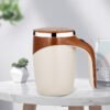 Rechargeable Coffee Mug with Automatic Stirring