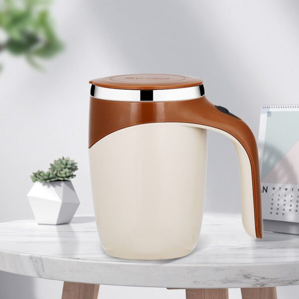 Rechargeable Coffee Mug with Automatic Stirring