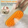 Electric Cat Hair Brush and Pet Grooming Comb