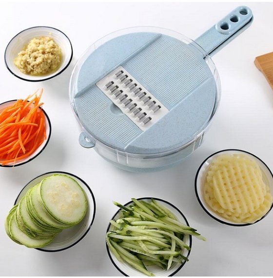 Vegetable Slicer and Onion Grater with Strainer