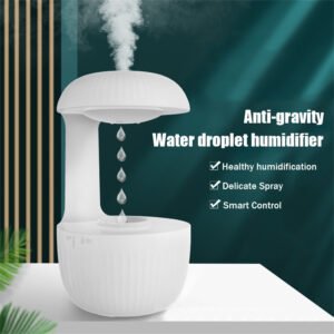 Anti-gravity silent humidifier for fatigue relief