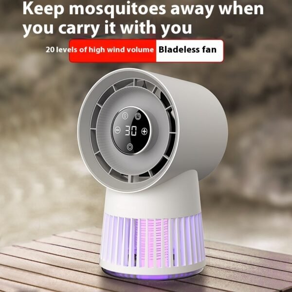Innovative 2-in-1 Fan with Mosquito Killing Lamp
