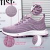 Comfortable and breathable women's walking shoes
