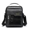 Classic business backpack made of PU leather