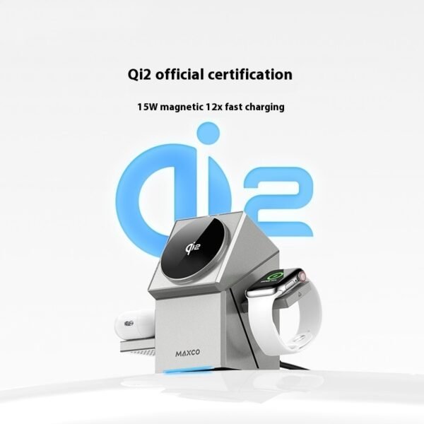 Qi2 Magnetic Touch Rotating Wireless Charger