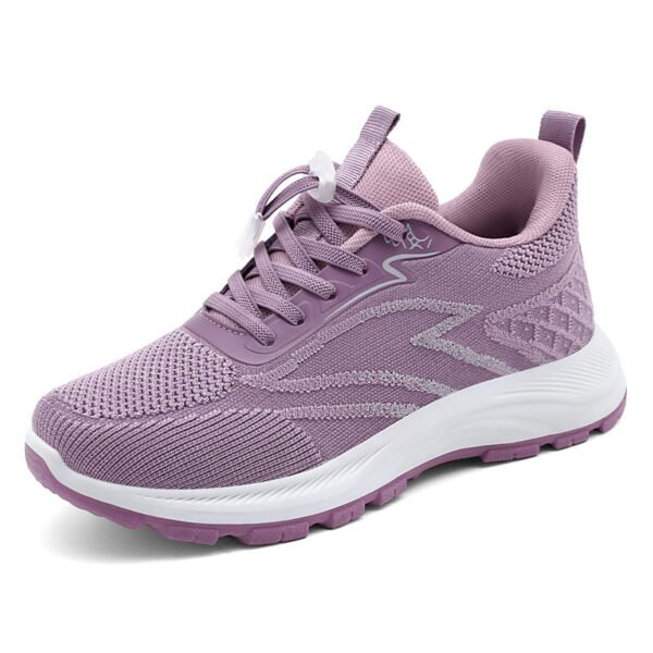 Comfortable and breathable women's walking shoes