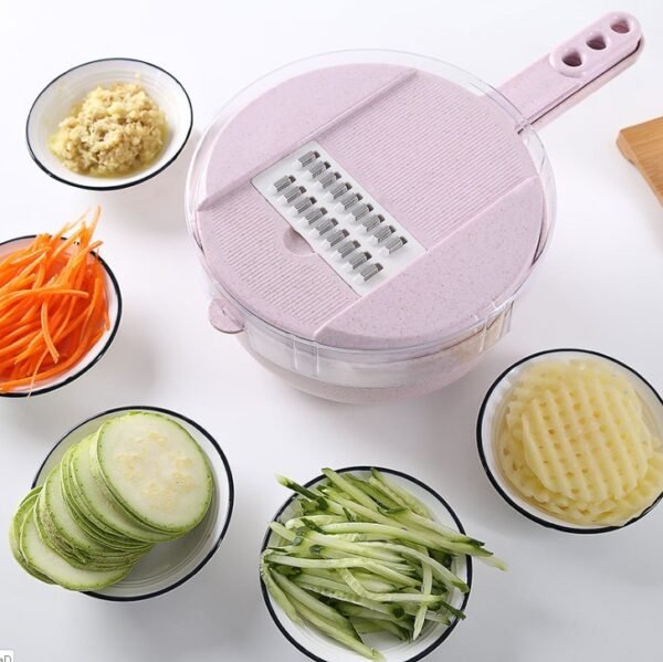Vegetable Slicer and Onion Grater with Strainer