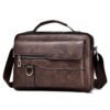 Classic business backpack made of PU leather
