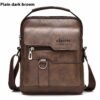 Classic business backpack made of PU leather