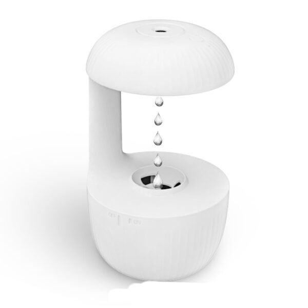 Anti-gravity silent humidifier for fatigue relief