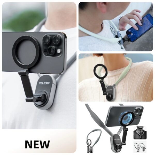 Magnetic Silicone Neck Phone Holder
