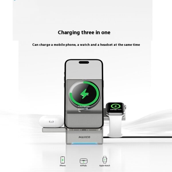 Qi2 Magnetic Touch Rotating Wireless Charger