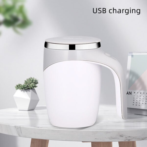 Rechargeable Coffee Mug with Automatic Stirring