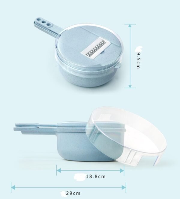 Vegetable Slicer and Onion Grater with Strainer