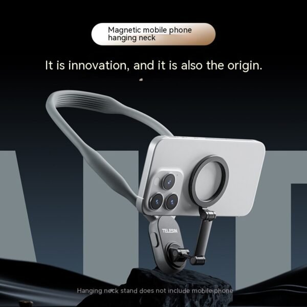Magnetic Silicone Neck Phone Holder