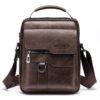 Classic business backpack made of PU leather