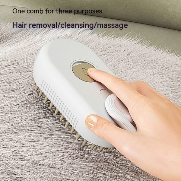Electric Cat Hair Brush and Pet Grooming Comb