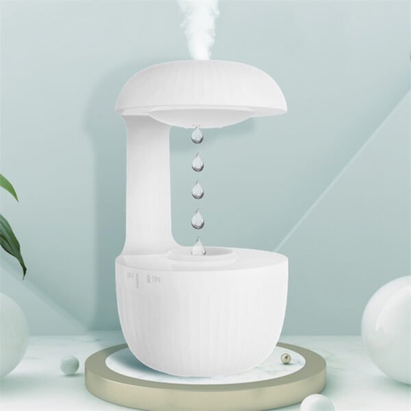 Anti-gravity silent humidifier for fatigue relief
