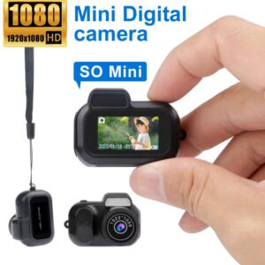 Mini Retro Camera with 1080P HD Indoor and Outdoor Monitor