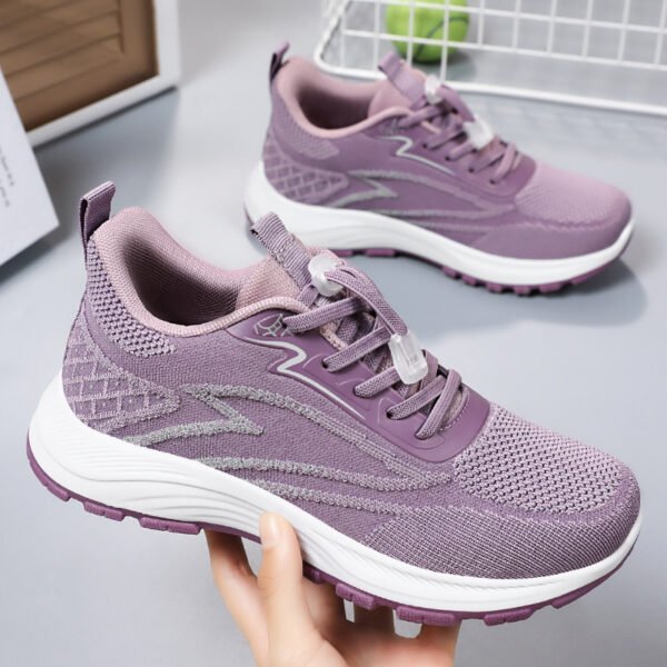 Comfortable and breathable women's walking shoes