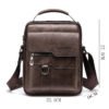 Classic business backpack made of PU leather