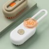 Electric Cat Hair Brush and Pet Grooming Comb