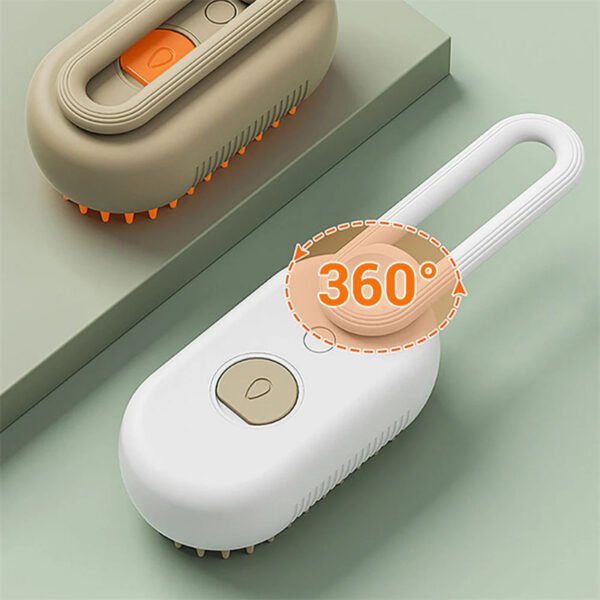 Electric Cat Hair Brush and Pet Grooming Comb