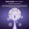 UV Toothbrush Sterilizer, with Smart Induction Switch, Rechargeable