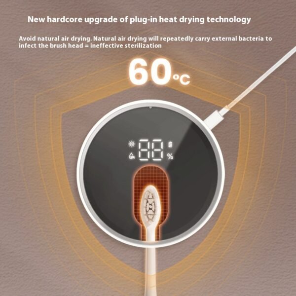 UV Toothbrush Sterilizer, with Smart Induction Switch, Rechargeable