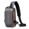 Anti-theft chest bag with USB charger