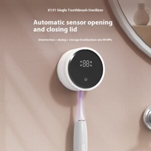 UV Toothbrush Sterilizer, with Smart Induction Switch, Rechargeable