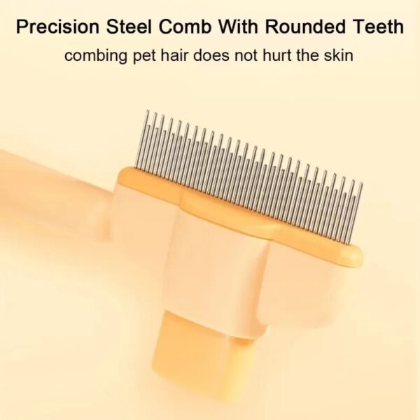 Pet Grooming Brush, One-Click Hair Removal, Gentle on Skin