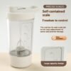 Electric Protein Powder Shaker Cup, Suitable for Gym and Easy to Clean