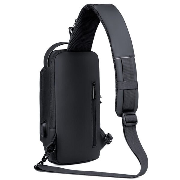 Anti-theft chest bag with USB charger
